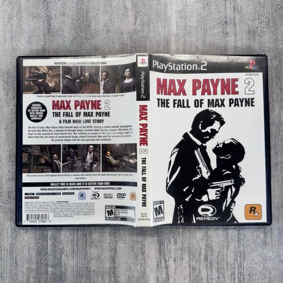 Max Payne 2: The Fall of Max Payne PS2 (Sony PlayStation 2) - Complete CIB - Picture 5 of 5